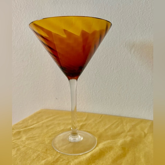 Amber , prism margarita glass. Gorgeous - Picture 2 of 5
